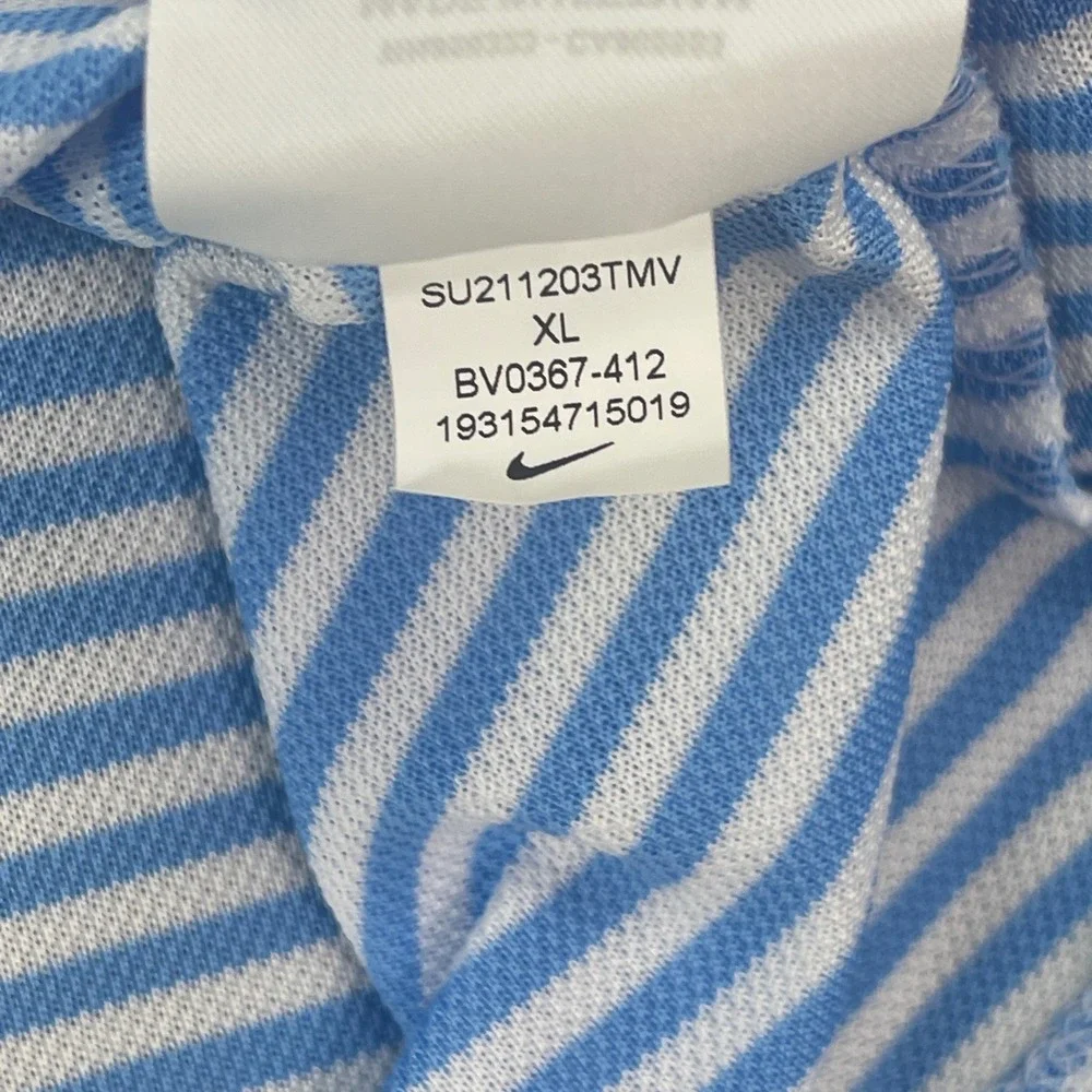 Nike Victory Stripe Golf Polo Mens XL Blue 2020 Ryder Cup Whistling Straits NWT